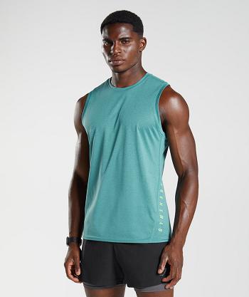 Pánské Tílko Gymshark Sportovní Blankyt Černé | CZ 2316JPQ